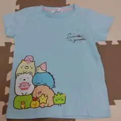 すみっコぐらし Tシャツ 150cm 水色