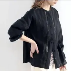 CLASSICALELF クラシカルエルフ2Wayブラウス ブラック M