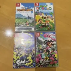 Switch スプラトゥーン2・3 あつまれ どうぶつの森　クレヨンしんちゃん