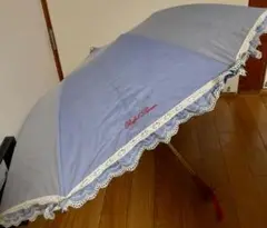 値下げ不可　遮熱効果+一級遮光Ralph Laurenレース付晴雨兼用折り畳み傘