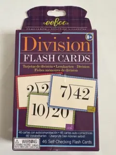eeBoo Division Flash Cards 46枚　割り算カード