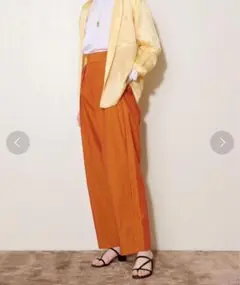 AEWEN MATOPH UNITED ARROWS ワイドパンツ　オレンジ