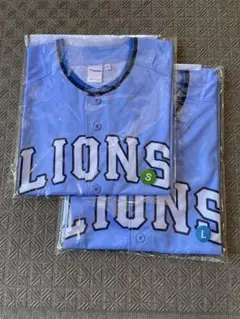 【2枚セット】西武LIONS 2025フェス　ブルーユニフォーム L・S各1枚