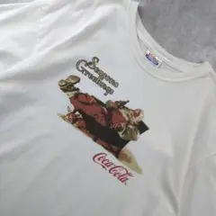 コカ・コーラ クリスマス Tシャツ Hanes ヴィンテージ 609