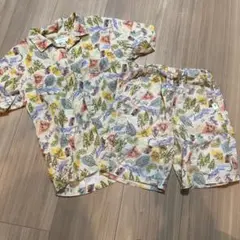 BEAMS mini 半袖シャツ120・ショートパンツ110セットアップ