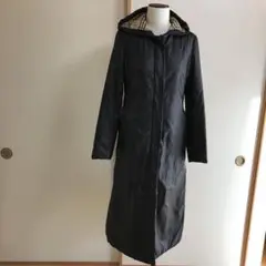 【美品】バーバリーブルーレーベル ナイロンコート ノバチェック ブラック M
