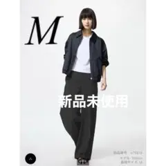 新品　未使用　ユニクロ　感動ワイドパンツ　M レディース　ブラック