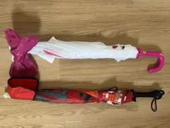【子供傘2本セット】マリーちゃん長傘と消防車の長傘