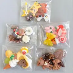 かわいいデコレーションパーツセット 5パック
