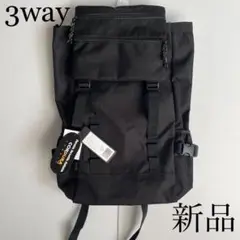 新品 コーデュラ 3way サコッシュ ON リュック 1103-009-BLK