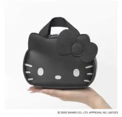 HELLO KITTY × BRILMY ズボラに優しいコスメポーチ ブラック