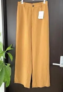 未使用タグ付き　SLOBE IENA size38 パンツ　イエロー　ストレート