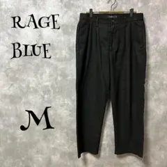 【レイジブルー】　パンツ　カジュアル　オフィス　ブラック　M
