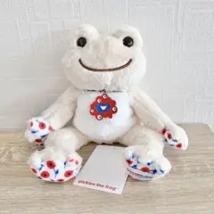 万博 ミャクミャク かえるのピクルス ビーンドール ぬいぐるみ アイボリー