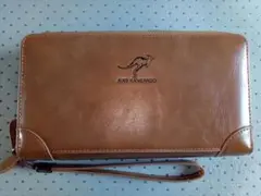 AIKSKANGAROOブラウン 長財布　新品未使用