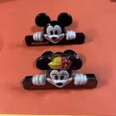 ミッキー&ミニー　クリップ