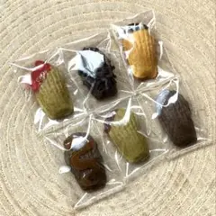 ミニチュアスイーツパンハンドメイド 焼き菓子マドレーヌ 6個セット