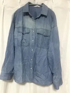 ETRÉ tokyo デニムブルー 長袖シャツ