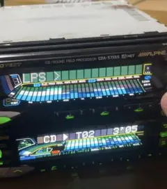 Alpine デッキ　cda-5755S mda-7755js スペアナ dsp 90年代 アルパイン名機 ALPINE MDA-7755J CDA-5755 CD MD DSP