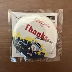 キッザニア 東京 観光バス バスガイド クローズ 缶バッジ