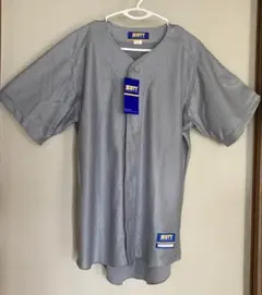 【新品】ZETT　野球　ユニフォームシャツ　サイズL シルバー　定価4,500円