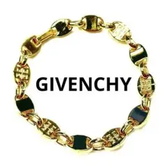 超激レア 80s 刻印 GIVENCHY 4Gロゴ ブレスレット ヴィンテージ