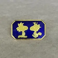 スヌーピーキャラクター　ウッドストックピンバッジ