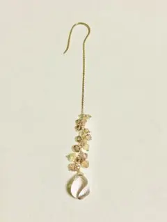 【値下げ】Sweet pea アメジスト片耳ピアス