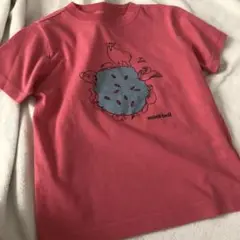 モンベル速乾キッズTシャツ110ピンク女の子