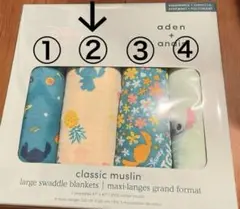aden+anais おくるみ　スティッチ　エイデンアンドアネイ②
