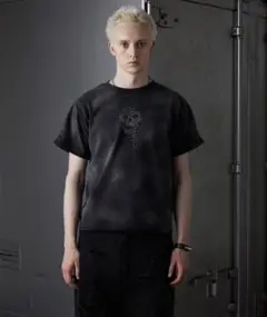 大人気　【GRANCY】スカルラインストーンデザインtシャツ　即完