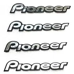 パイオニア Pioneer スピーカー エンブレム ステッカー 4枚入り