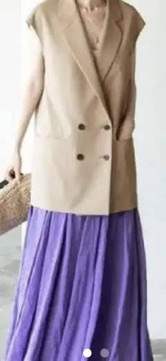 nobleツイルクロスジレ