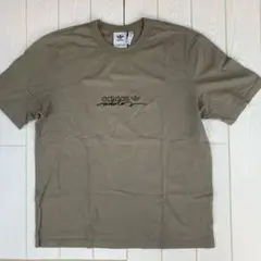 アディダス　Tシャツ　Oサイズ　カーキ色
