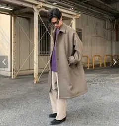 N.HOOLYWOOD×STUDIOUS EX.バルカラーコート 36 グレー
