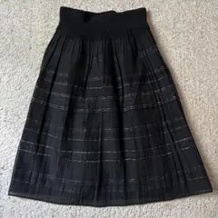 コムサイズム　　美品　膝丈スカート