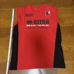 errea ノースリーブタンクトップ 赤黒