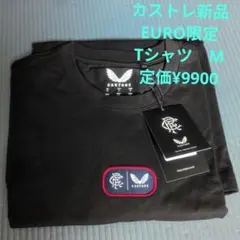 CASTORE Rangers FC ブラックTシャツ 　日本Мサイズ