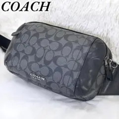 【良品】COACH コーチ メンズ シグネチャー ボディバッグ 1297