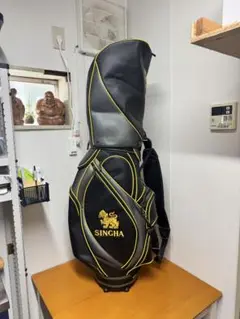【ひろりんさん専用】SINGHA キャディバッグ ホワイト・ネイビー シンハー SINGHA キャディバッグ ネービー×ホワイト ゴルフ
