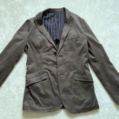 a.v.v HOMME テーラードジャケット ブラウン 48サイズ 本切羽
