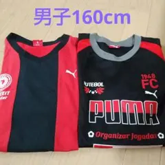 男子PUMA160cm半袖シャツ2枚セット
