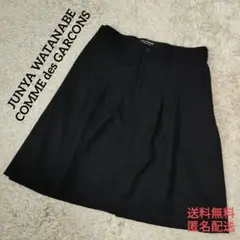 JUNYA WATANABE ジュンヤワタナベ ウールスカート フレア 黒