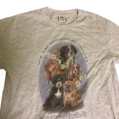 ✨SCULPTOR✨Tシャツ スカルプター グレー 杢柄 犬プリント アニマル ✨SCULPTOR✨Tシャツ スカルプター グレー 杢柄 犬プリント
