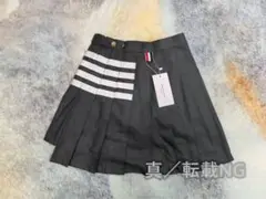 HOM BROWNE トムブラウン ハイウエストプリーツミニスカート