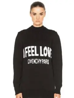 GIVENCHY I FEEL LOVE ロゴニット セーター