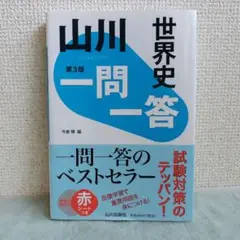 山川一問一答世界史 赤シートつき 今泉博 山川出版社 2019年第3版発行