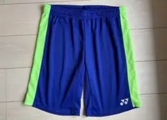 YONEXヨネックス メンズ 限定モデル ブルー　ハーフパンツ L美品