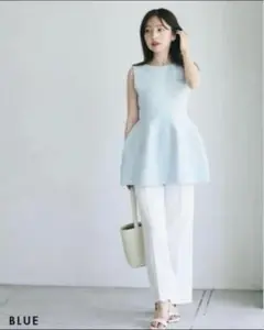 BASEMENT online 【MAAYA DESIGN】ペプラムニット