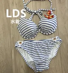L.D.S（エルディーエス）のブルーボーダーマリン セパレート水着 ビキニ